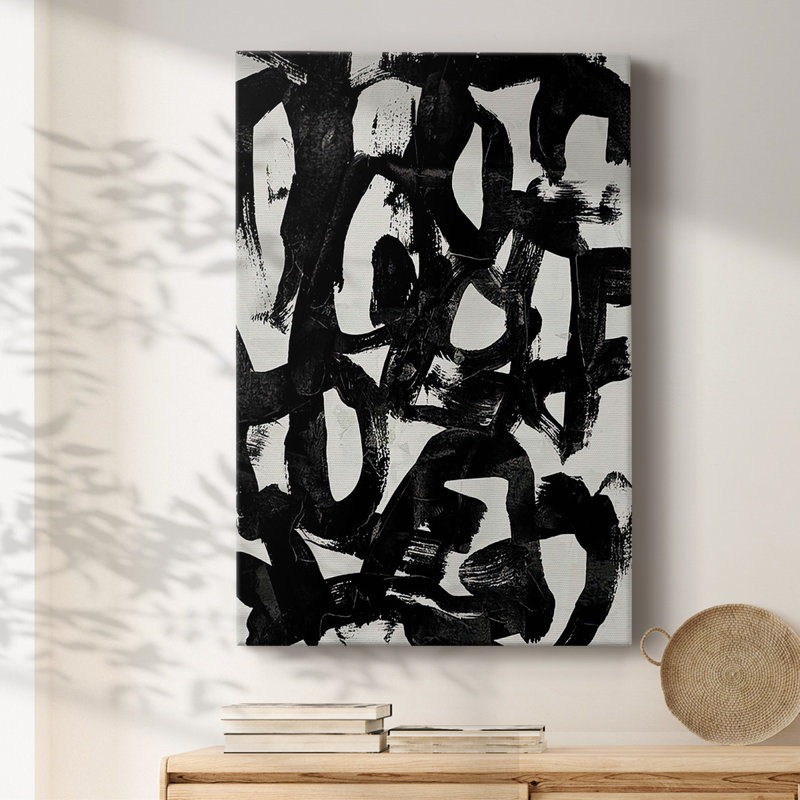Graffiti enchevêtrement I - reproduction sur toile tendue