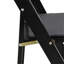 Chaise pliante rembourrée, peu encombrante, facile à transporter, 4 pièces, coussin noir / tablette noire, salle à manger-1940627684-1940627685
