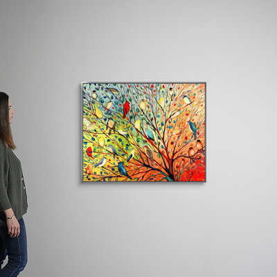 'Twenty Seven Birds' - Graphic Art Print