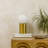 Kai 11" Modern LED Table Lamp with Gold Finish, Frosted Globe Shade, Built-In Dimmer and USB Port, Bulb Included