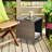 Gitel Square Wicker Outdoor Side Table , 18'' in. W 18'' in. D-452544060