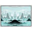 Bateaux de pêche symétriques en mer, reproduction d'art sur toile-95982625-95982626
