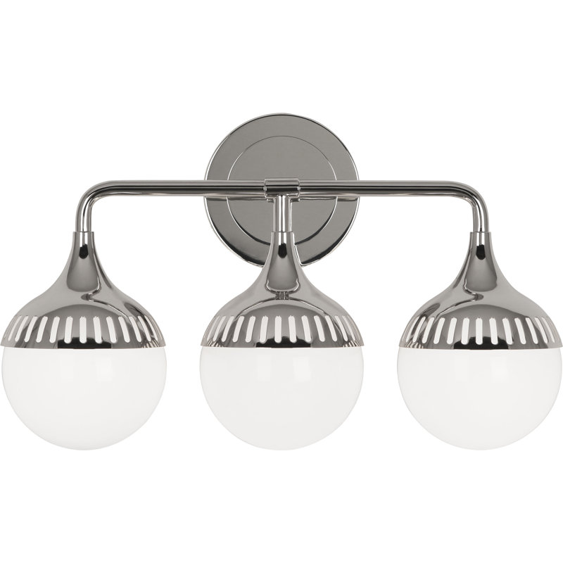Rio 3 - Light Armed Sconce, Polished Nickel
