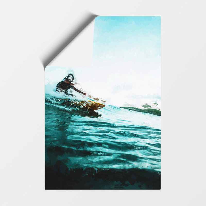 Surfing In Indonesia - No Frame Print, 59.4 cm H x 42 cm W