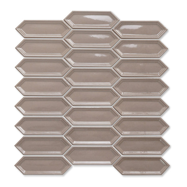 Kingston Taupe Glossy Mosaic