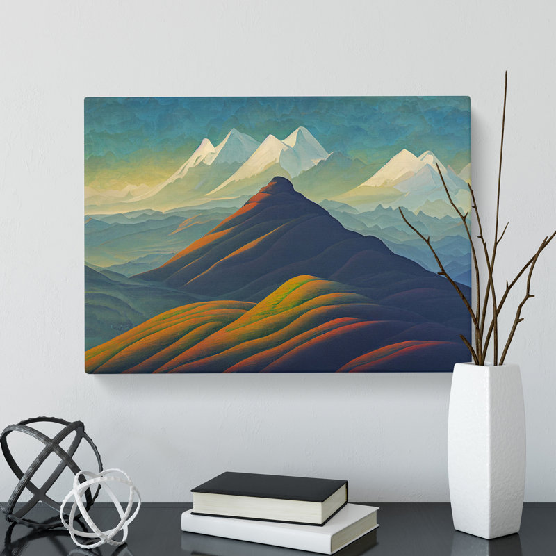Royal Mountain - Wrapped Canvas Print, 35cm H x 50cm W x 3cm D