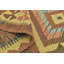 Tapis de zone en laine noué la 3 pi 2 po x 4 pi one-of-kind-main beige Lorain