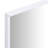  Mirror White Glass 15.7 X 15.7 In Sturdy Square Minimalist