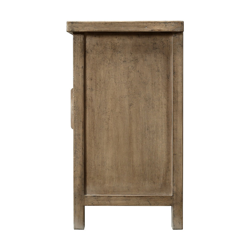 110 Inches Long Nico Sideboard with Six Doors Weathered Natural
