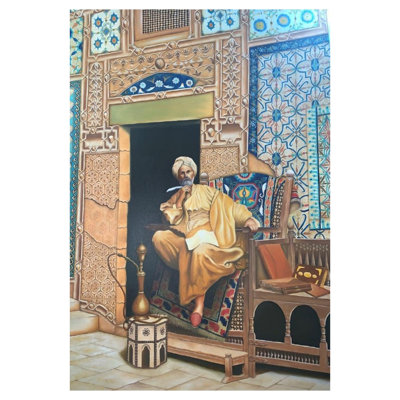 Trader arabe | Huile sur toile | Par Dinesh Kumar