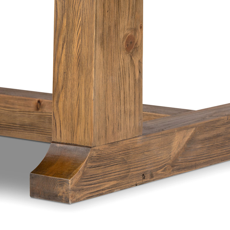 Otto Pine Wood Dining Table, Honey Pine/Waxed Pine