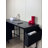 47.3"Office Desk With Power Outlet,3 Drawers,Side Pocket, Study Desk Easy To Assemble,Frame Stability Reversible For Home Desk, Company Computer Desk, Game Table,Vanity Table-184145260