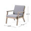 Fauteuil club Temecula, parfait pour se détendre