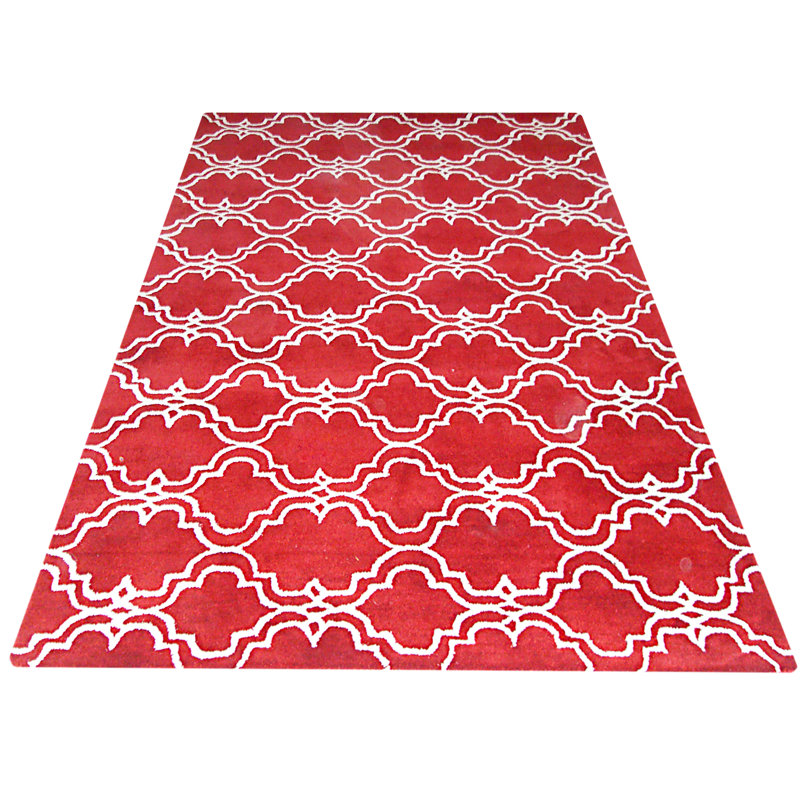 Riviera Geometric Hand Woven Area Rug, Rectangle 122 x 183cm