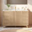 Freestanding Standard Free Standing Single Double Single Vanity Bathroom Vanity With Resin Top