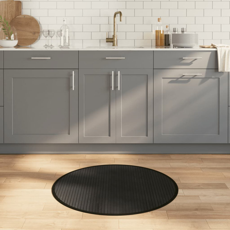 Rug Bamboo, Round 80cm