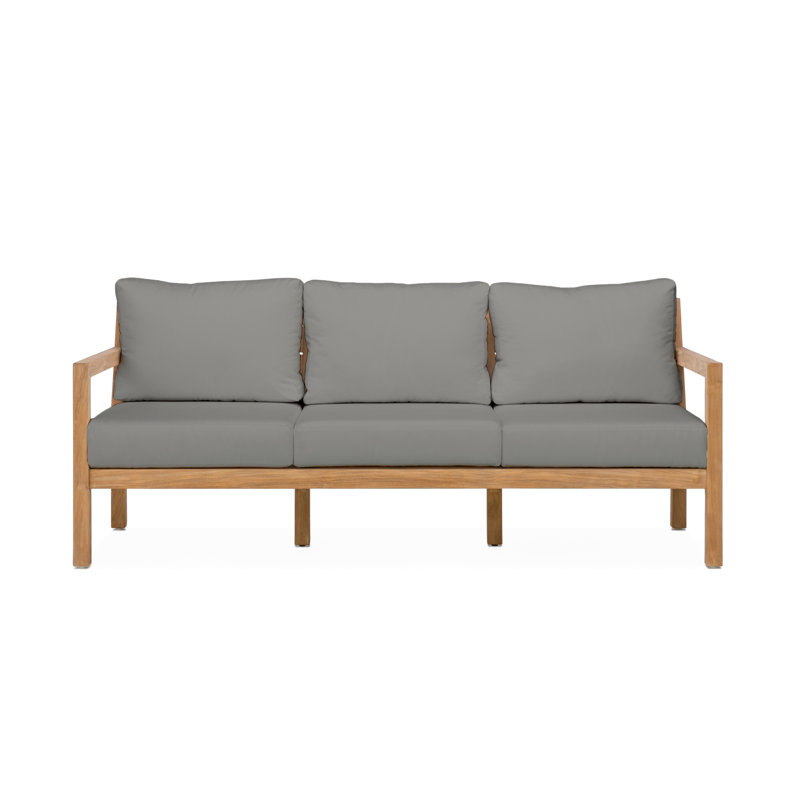 Classic Teak Sofa - Charcoal, Gray