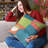 Dino Abstract Linen Outdoor Reversible Throw Pillow-1227260545