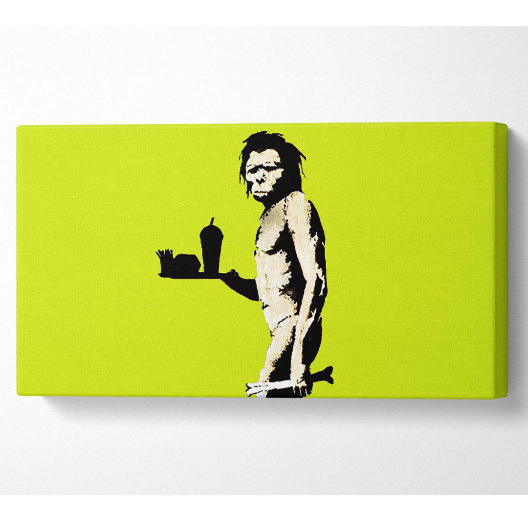 Mcdonalds Caveman Lime Wide - Kunstdrucke auf Leinwand