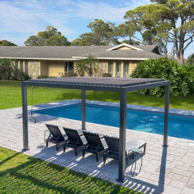 Sojag Hilo Grey Louvered Pergola