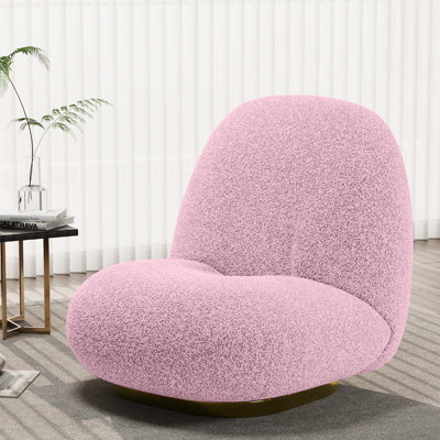 Chaise de bar pivotante, chaise de salon, chaise de chambre à coucher avec dossier ergonomique incurvé 