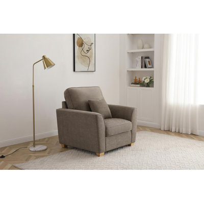 Upholstered Fabric Armchair