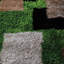 TAPIS EN POLYESTER ÉCOLOGIQUE ET À MAIN HAG touffeté à la main Heller - Rectangle | Vert beige | Géométrique moderne | High Pile | Épais fait à la main | Antidérapant | Tapis pour le salon-71848741
