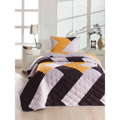 Cotton Chevron / Zig Zag Bedspread