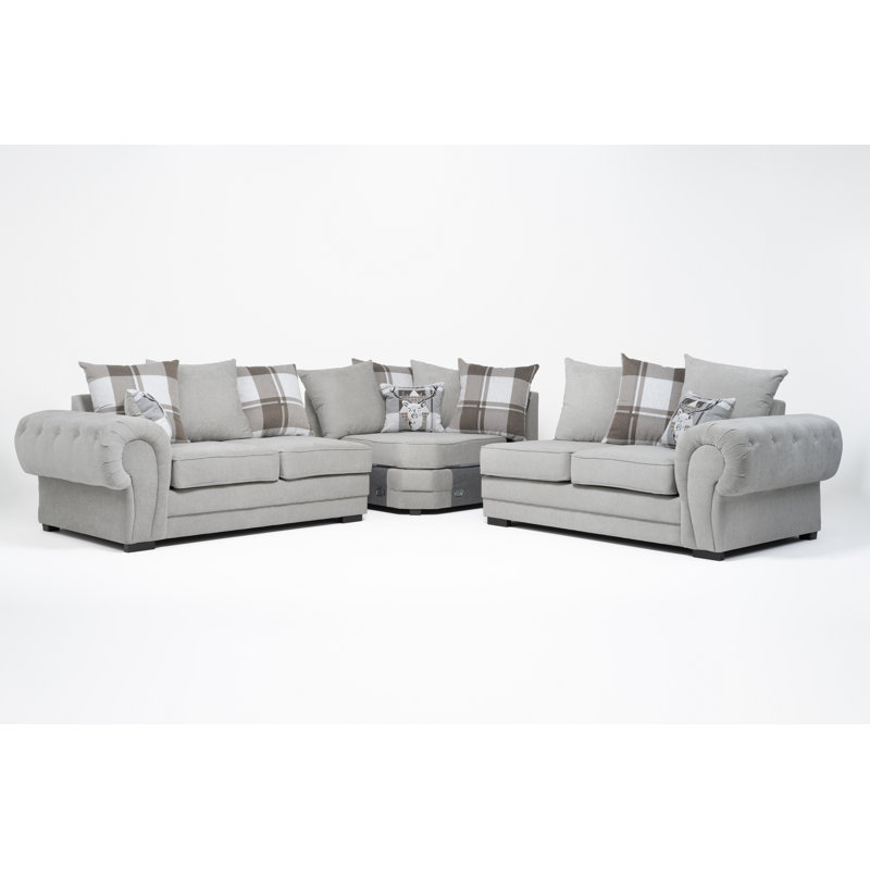 Franciscan 5 Seater Corner Sofa , Light Grey