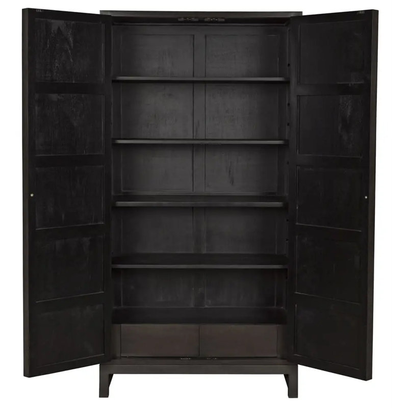 Maharadscha 2 - Door Armoire, Pale, 82" H x 42" W x 20" D