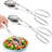 2-Pack Stainless Steel Serving Tongs for Salad, Cake, Bread - Heavy Duty Buffet & Kitchen Tongs, Dishwasher Safe