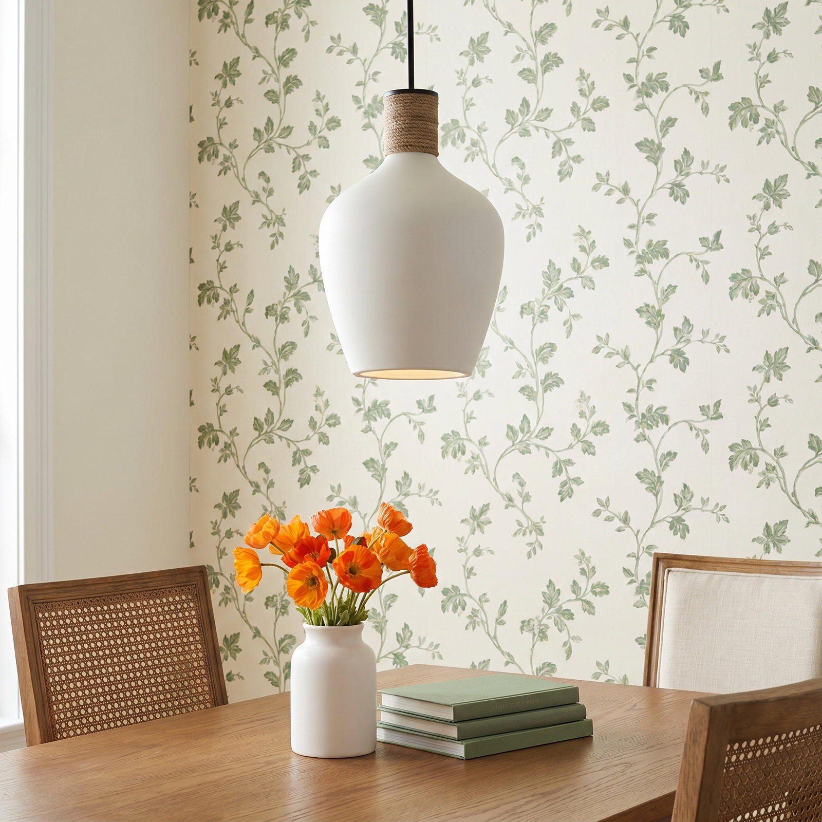 Gwenelle Single Light Ceramic Dimmable Pendant