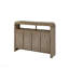 Console 72 "en chêne avec nœud papillon pour le salon