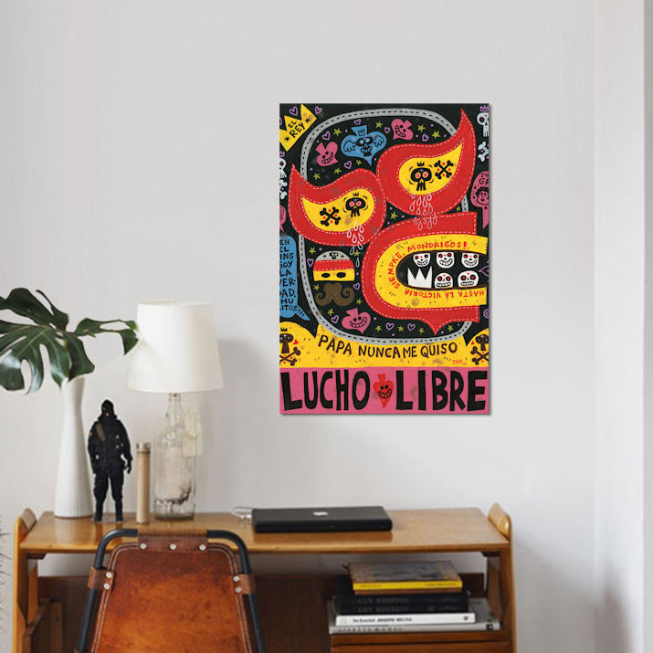 « el fuerte », reproduction sur toile, H 12 po x l 8 po x P 0,75 po, Toile tendue, Pas de tapis
