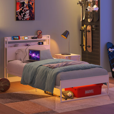 Blaiden Metal Storage Bed