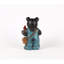 Bain d’oiseaux avec statue cardinal ours