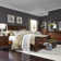 Lenny King Sleigh Bed, Dresser & Mirror, Chest, Night Stand Set