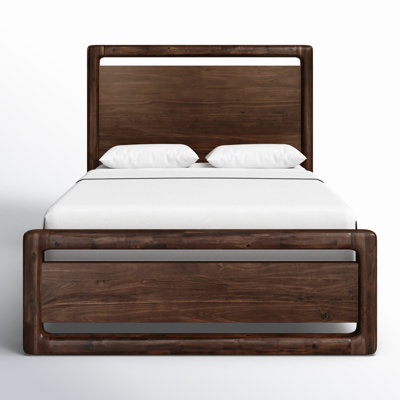 Rosy Rosyid Wood Platform Bed
