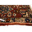 Tapis semi-antique rouille 11 x 13