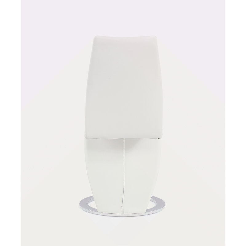 Chaises de salle à manger blanches (ensemble de 2)