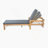 Outdoor Wood Chaise Lounge
