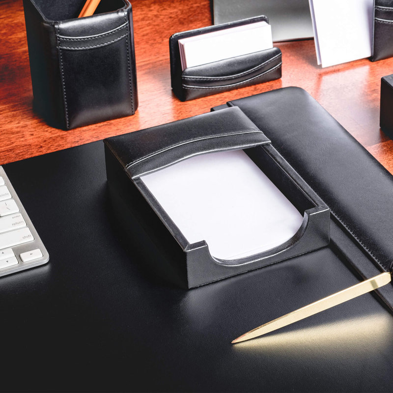 Bramfield Leather Stackable Paper Organizer