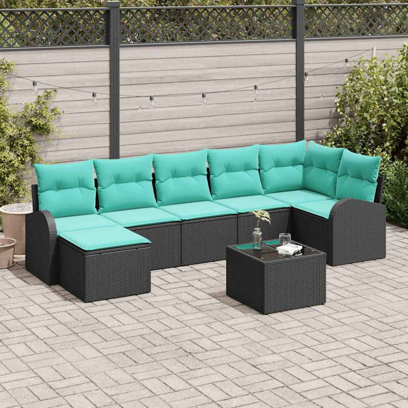 Ensemble de canapé avec coussin vidaXL 8 pièces vidaXL