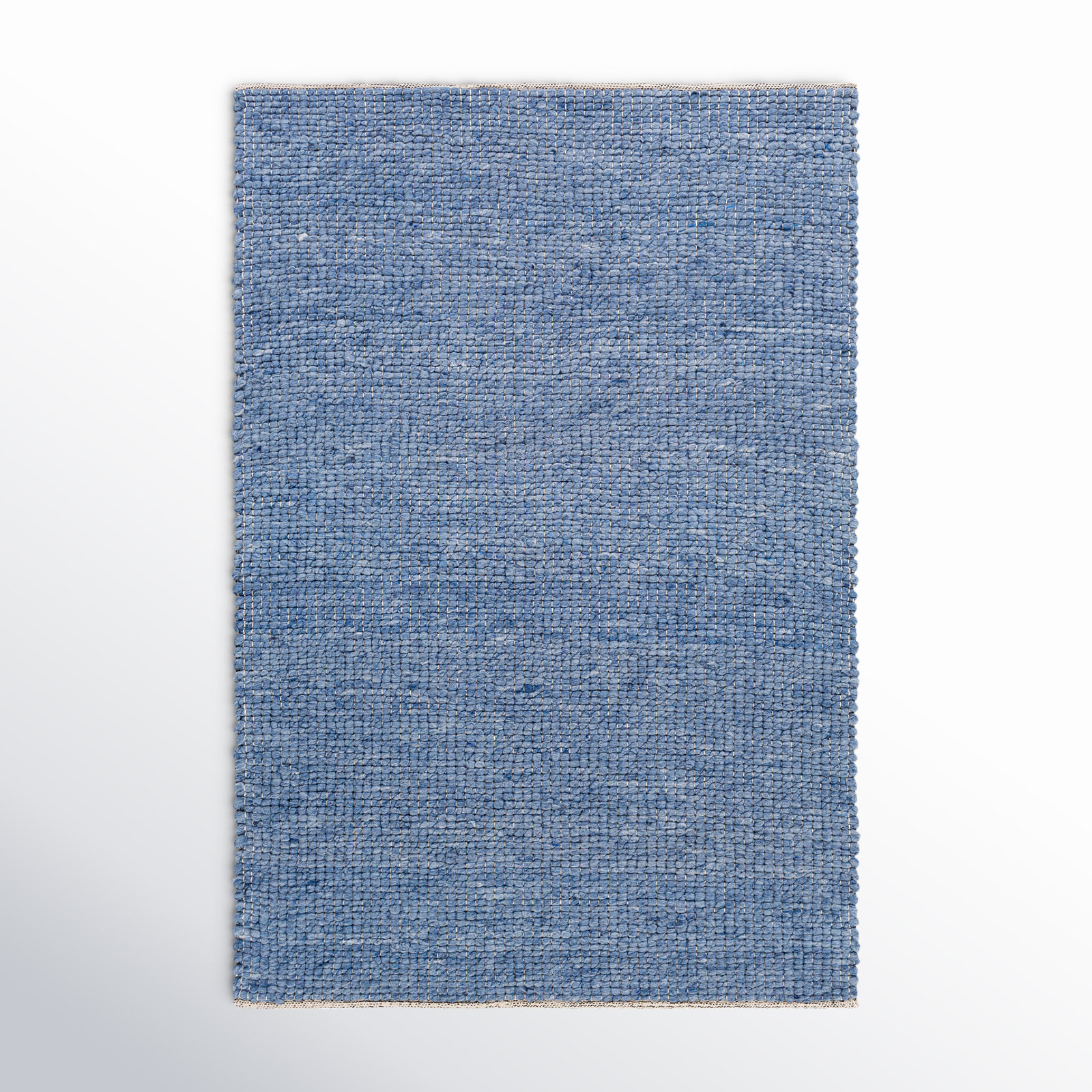Sana Handmade Blue Rug, Rectangle 2' x 3'