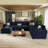 137.8" W U-Shaped Modular Sectional -600979499