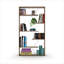 Bureau et salon Bibliothèque ouverte à six tablettes avec rangement-129694421