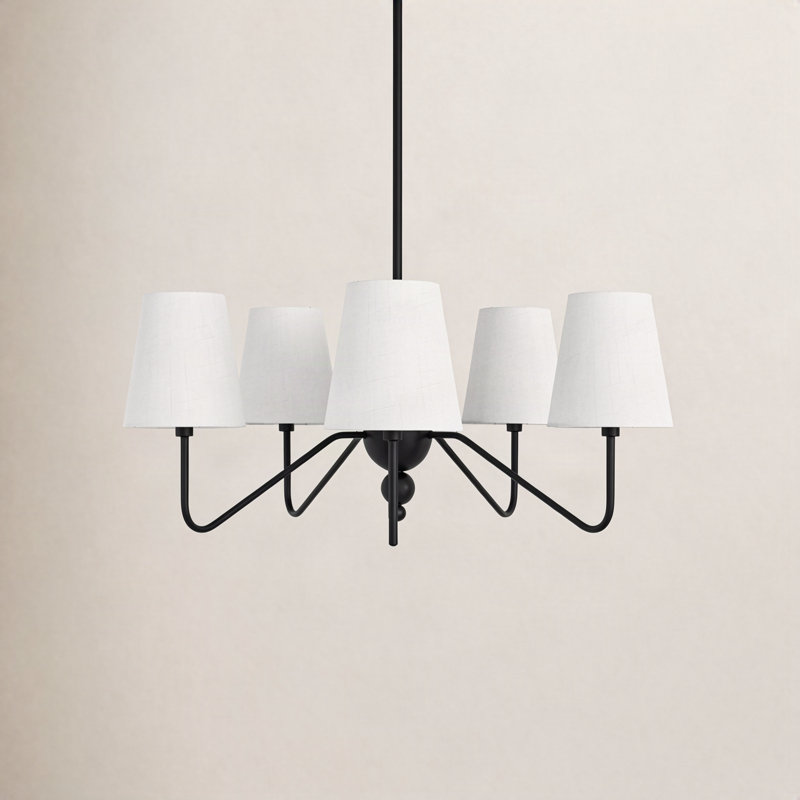 Jaya 5-Light Chandelier, Black