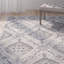 Tapis gris à motif floral Joana-18680526