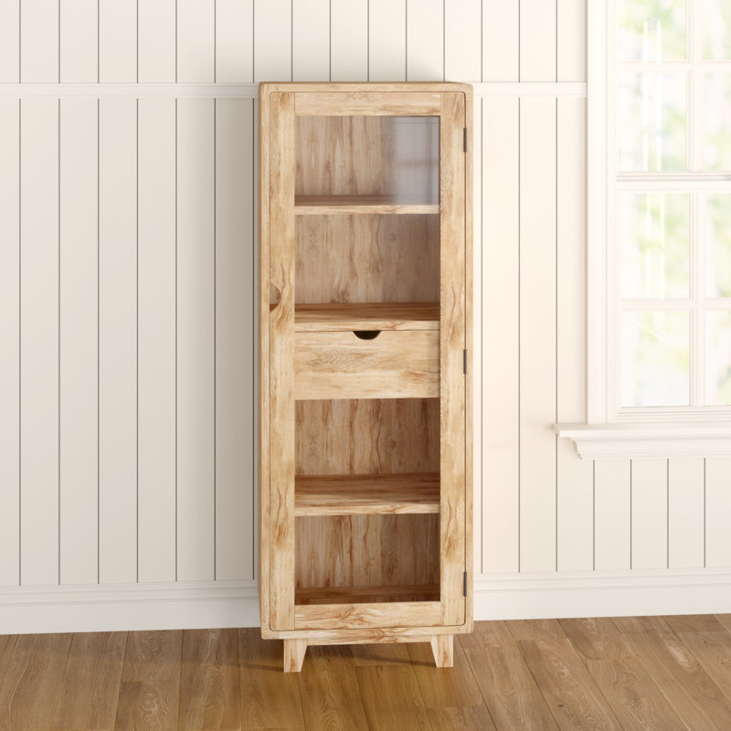 Paquette Display Cabinet, Natural
