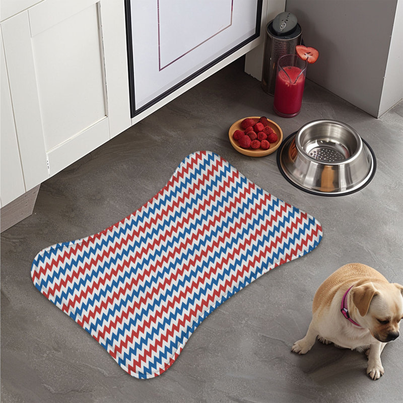 Tapis d'acajou 1 pièce bleu acajou